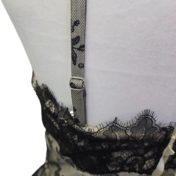 NWT Mirror of Venus Trompe L’oeil Peplum Midi Dress for Anthropologie Size 0 - Picture 8 of 9